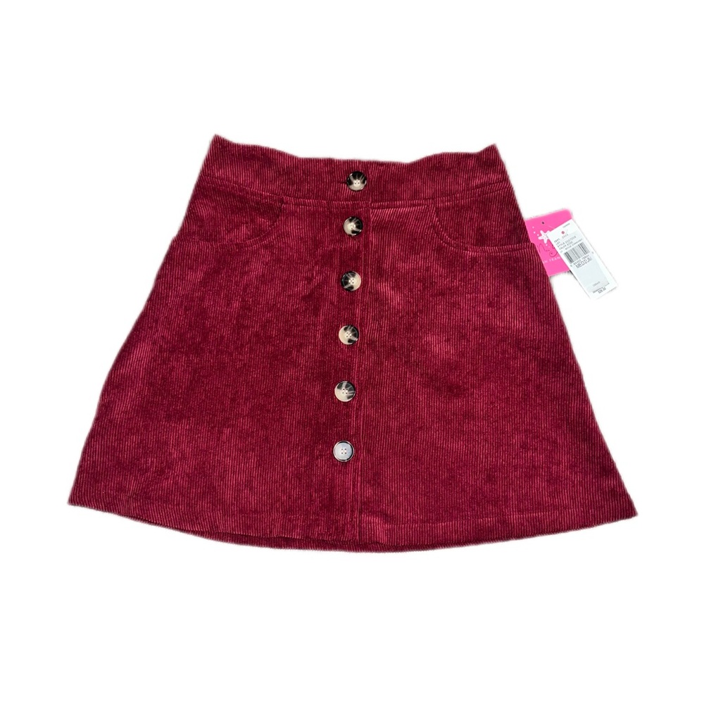 In girl NWT Fall Button Through Corduroy Skirt